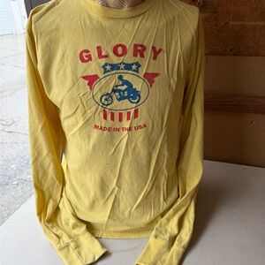 Vintage GLORY Hollywood Biker Shop shirt Long Sleeve